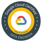 Google Cloud Certified Professional Data Engineer Badge